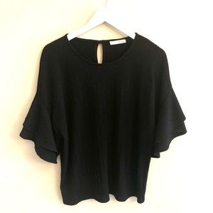 Dear Apple bell sleeve top T007